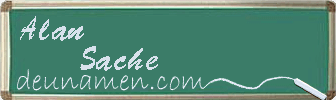 Alan Sache Visitenkarte